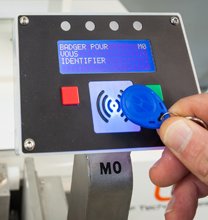 System Identifizierung Badge RFID