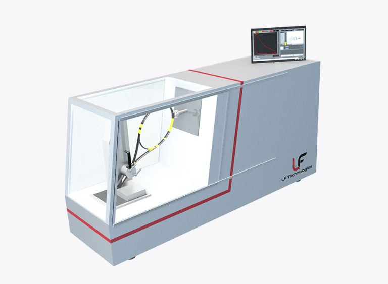 Stoßbank für Schlägerrahmen