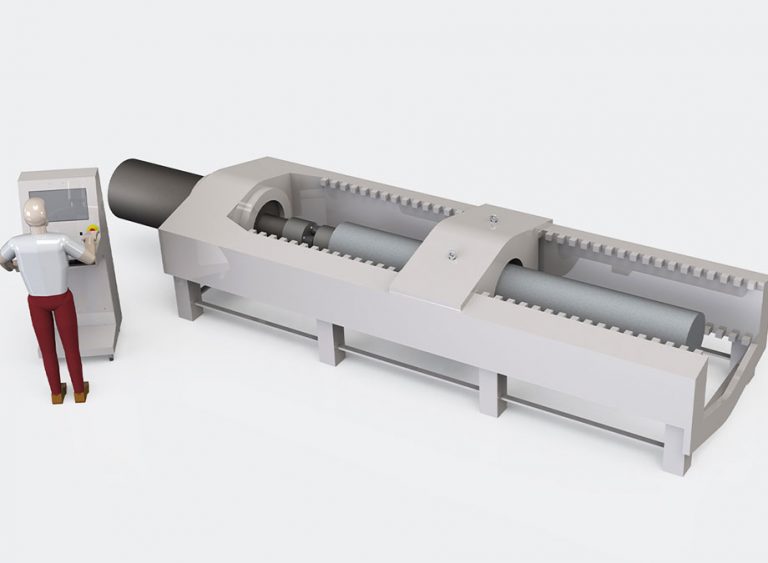 Bank für Stoßdämpferkompression