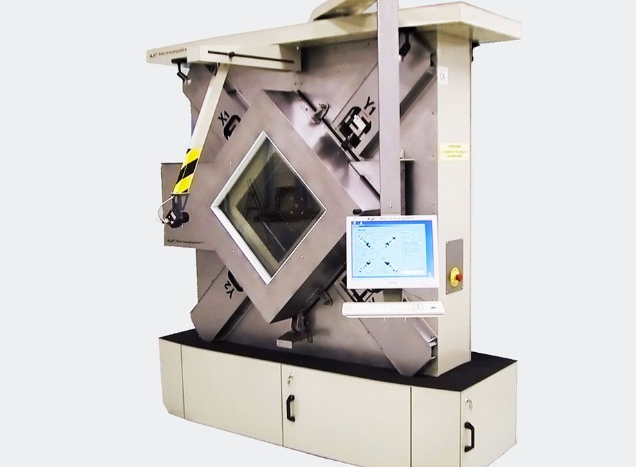 Triaxialer Kraftmesser für verschiedene Textilien
