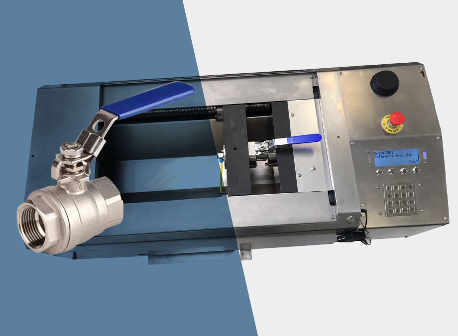 Prüfstand für die Luftdichtheit von Ventilen