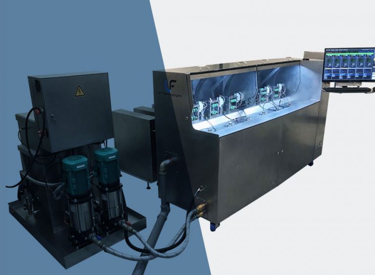 Prüfstand für Magnetventile von Armaturen
