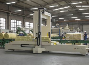 Maschine zum Schneiden von Isoliermaterial mit Schleifdraht – Fabrik