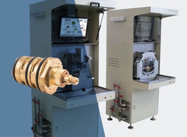 Prüfstand für Temperaturregelung und Test für Mischbatterien/Thermostatkartuschen