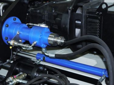 Hydraulische Positionierungsachse