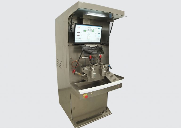 Prüfstand für Thermostatkartuschen für Wasserhähne