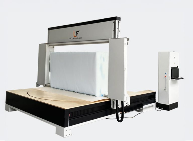 Drehtisch-Schneidemaschine mit Schleifdraht